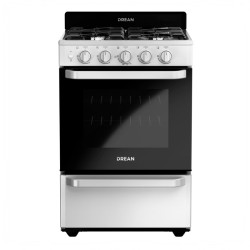 Cocina DREAN CD5603AB0 Multigas 56cm 4 hornallas blanca