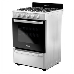 Cocina DREAN CD5603AB0 Multigas 56cm 4 hornallas blanca