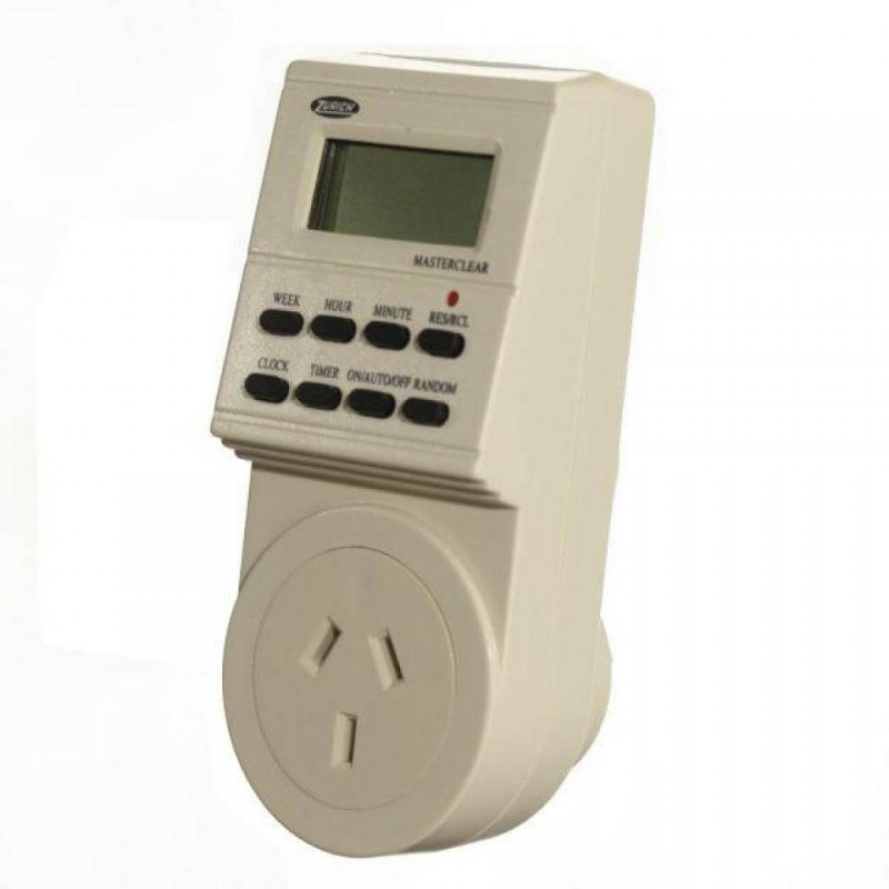Timer digital zurich programable enchufable