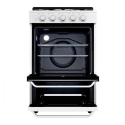 Cocina DREAN CD5603AB0 Multigas 56cm 4 hornallas blanca
