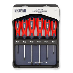 Juego destornillador BREMEN Torx 6 piezas