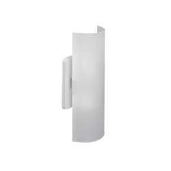 Aplique difusor FERROLUX ROMA tubo para 1 luz E27 blanco