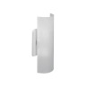 Aplique difusor FERROLUX ROMA tubo para 1 luz E27 blanco
