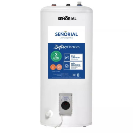 Termotanque SEÑORIAL de pie y colgar 95 litros carga superior outlet