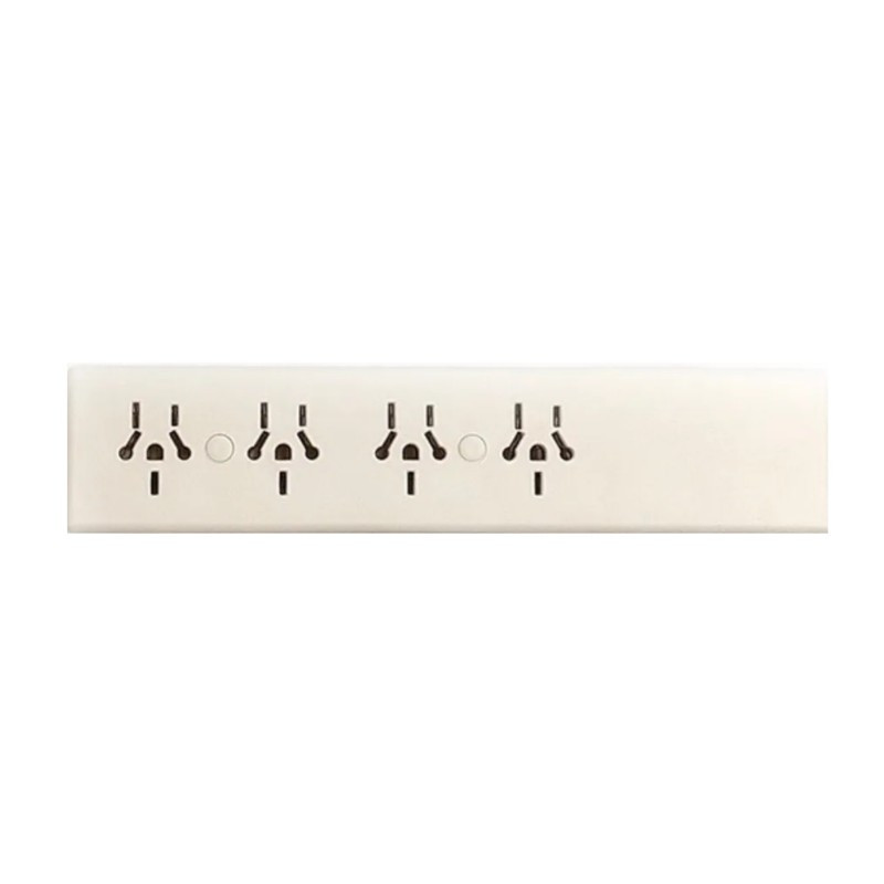 Base tomacorriente RICHI 4 tomas 10A multinorma con interruptor sin cable