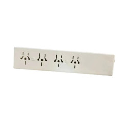Base tomacorriente RICHI 4 tomas 10A multinorma con interruptor sin cable
