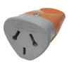 Ficha hembra EXLUTT axial 10A 250V naranja