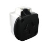 Ficha hembra KALOP polarizado 10A 250V beige