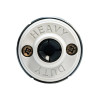 Ficha macho KALOP 2P+T perno chato 10A 250V negro
