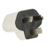 Ficha macho KALOP polarizado 10A 250V blanco