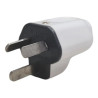 Ficha macho KALOP polarizado 10A 250V blanco