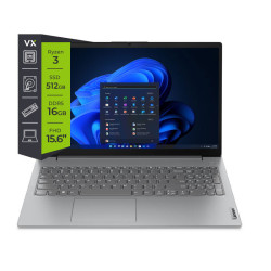 Notebook LENOVO V15 AMD Ryzen 3-7320U 16GB RAM 512GB SSD 15.6'' FreeDOS