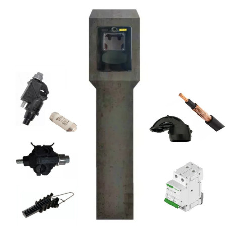 Combo completo para armar tu pilar monofásico nueva normativa de EMSA
