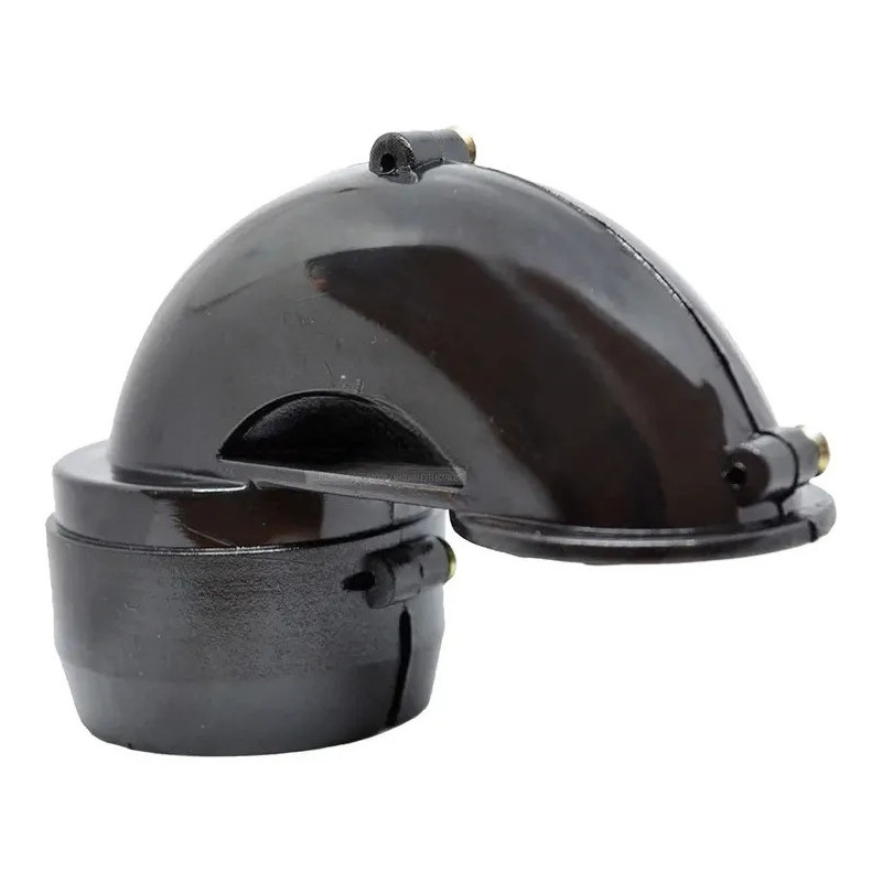 Curva para caño pilar GENROD desarmable 50mm aislado Curva para caño pilar GENROD desarmable 50mm aislado