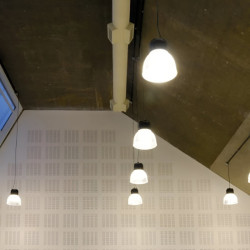 Colgante CABRERA para 1 luz E27 policarbonato negro