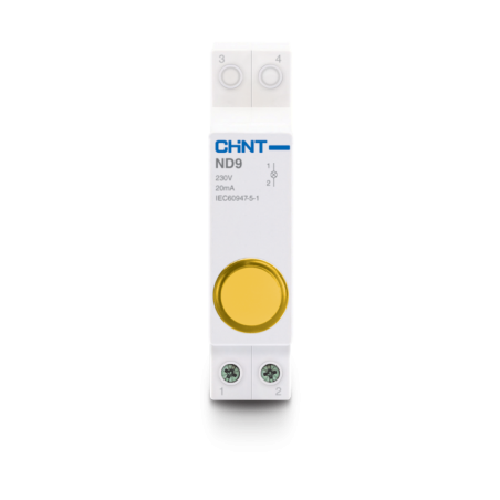 Indicador luminoso CHINT ND9-1/Y 230V amarillo