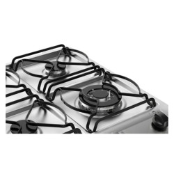 Cocina ELECTROLUX 56GXQ multigas 4 hornallas gris