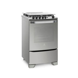 Cocina ELECTROLUX 56GXQ multigas 4 hornallas gris