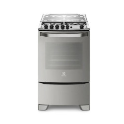 Cocina ELECTROLUX 56GXQ multigas 56cm 4 hornallas gris