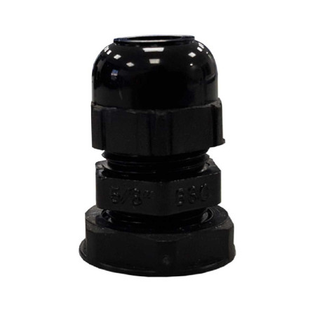 Prensacable CONEXTUBE nylon 5/8' rosca bsc con tuerca