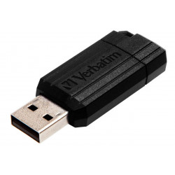 Pendrive VERBATIM PINISTRIPE 128gb Retráctil