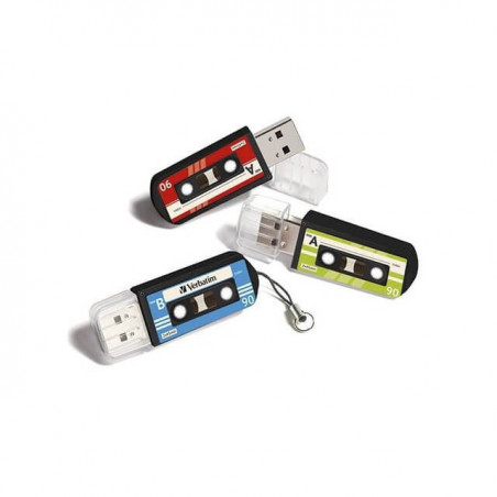 Pendrive VERBATIM mini retro cassette 16gb