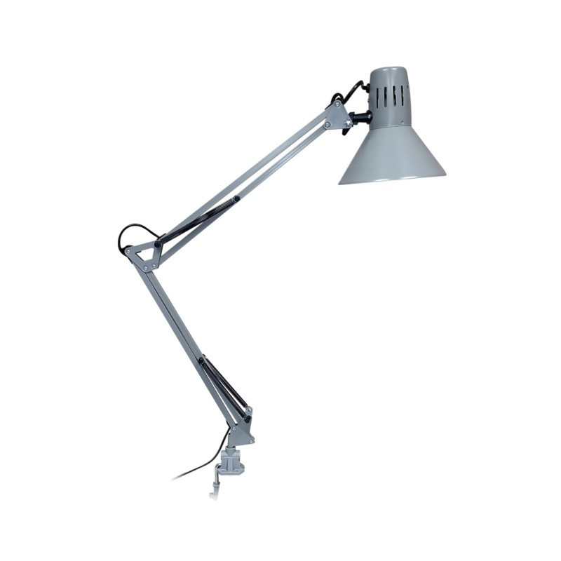 Velador extensible CANDIL tablero con pinza para 1 luz E27 gris Velador extensible CANDIL tablero con pinza para 1 luz E27 gris