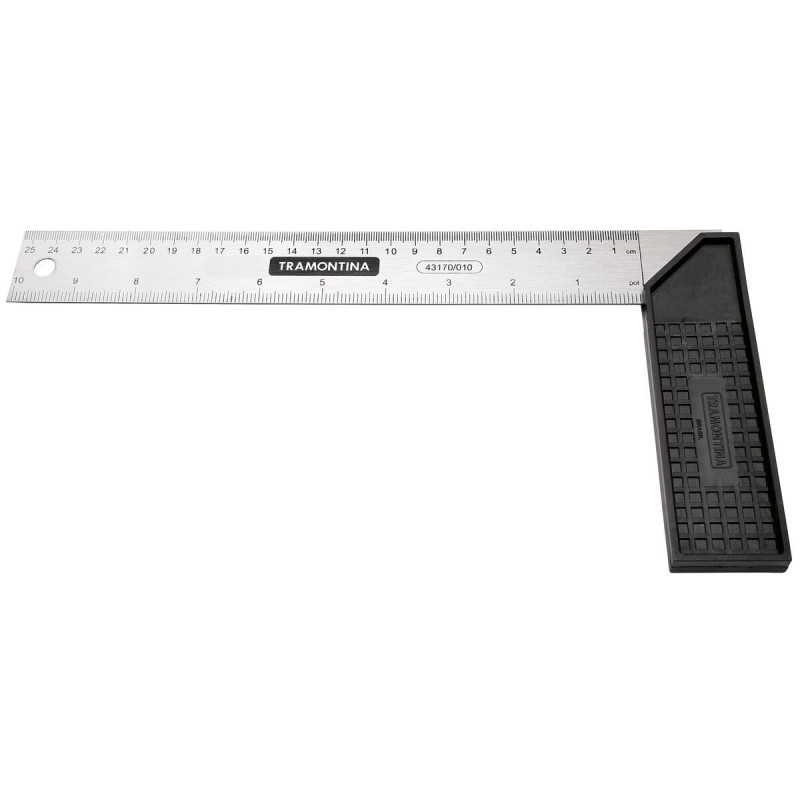 Escuadra metalica TRAMONTINA 25cm Escuadra metalica TRAMONTINA 25cm
