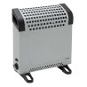 Convector EVEREST JX-320 1250W termostato regulable gris