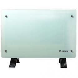 Vitrocalefactor EVEREST JX-1220B vidrio templado 2000W con forzador blanco
