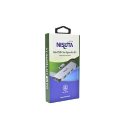 Hub USB-C NISUTA NSUH045C 4 Puertos