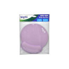 Mouse pad NISUTA NSPAD25M 25x23cm ergonómico con apoya muñecas