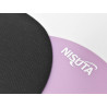 Mouse pad NISUTA NSPAD25M 25x23cm ergonómico con apoya muñecas