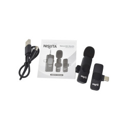 Micrófono corbatero NISUTA NSMICW1 Receptor USB-C