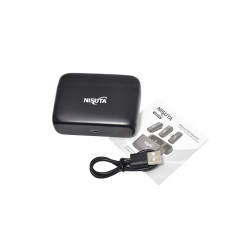 Micrófono corbatero doble NISUTA NSMICW3 Receptor USB-C