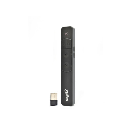 Presentador Wireless USB NISUTA NSWIPRV con puntero laser Verde