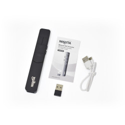 Presentador Wireless USB NISUTA NSWIPRV con puntero laser Verde