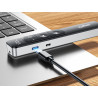 Presentador Wireless USB NISUTA NSWIPRV con puntero laser Verde