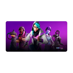 Mouse pad SOUL gamer largo 86x26cm impermeable de alta densidad con bordes cocidos