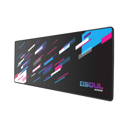 Mouse pad SOUL gamer medium 77x38cm de alta densidad con bordes cocidos