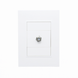 Conjunto armado CAMBRE BAUHAUS toma tv universal blanco
