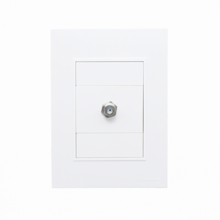Conjunto armado CAMBRE BAUHAUS toma tv universal blanco