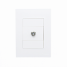 Conjunto armado CAMBRE BAUHAUS toma tv universal blanco
