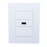 Conjunto armado CAMBRE BAUHAUS toma usb A 2.5A blanco