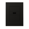 Conjunto armado CAMBRE BAUHAUS toma usb A 2.5A gris