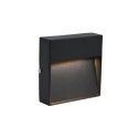 Aplique led 180° ILUMINACIÓN CARP cuadrado 3W 3000K luz cálida