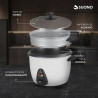 Arrocera vaporera SUONO HOG0233 1.8 Litros 700w blanca
