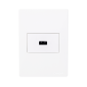 Conjunto armado CAMBRE S.XXII toma usb A 2.5A blanco