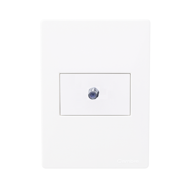 Conjunto armado CAMBRE S.XXII toma tv universal blanco