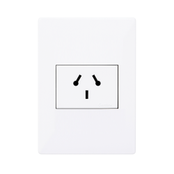 Conjunto armado CAMBRE S.XXII 1 tomacorriente combinado polarizado 10A blanco